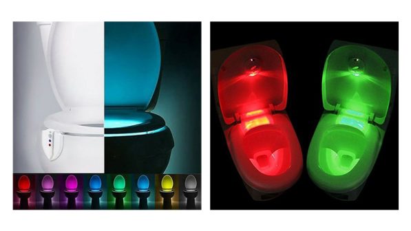 funny useful toilet night light