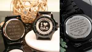 engraved watch gift from son