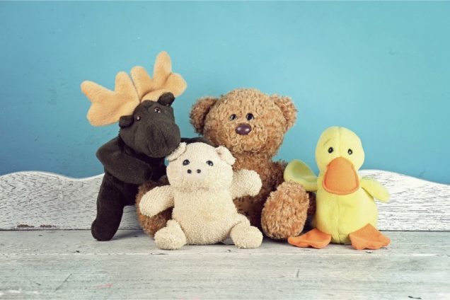 soft stuffed animals touching gift for best friend