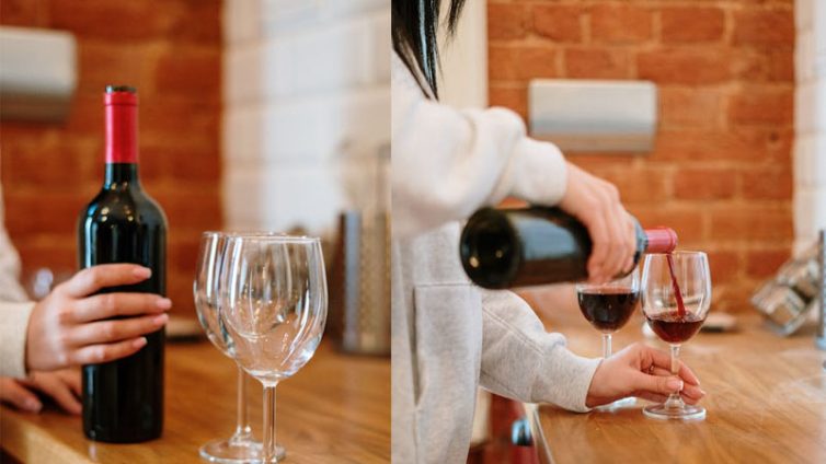 wine bottle celebration gift