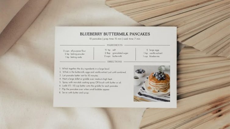 DIY recipe card coworker